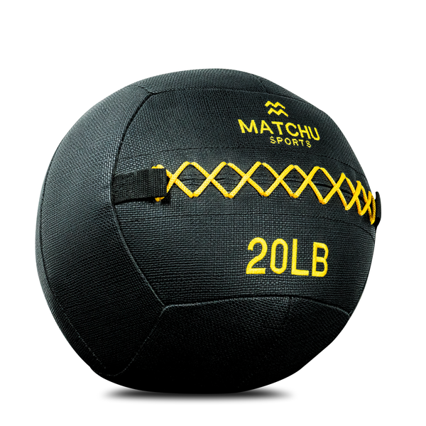Wall Ball 20lb / 9kg - Non-Bounce - Weighted Ball - Medicine Ball Exercises