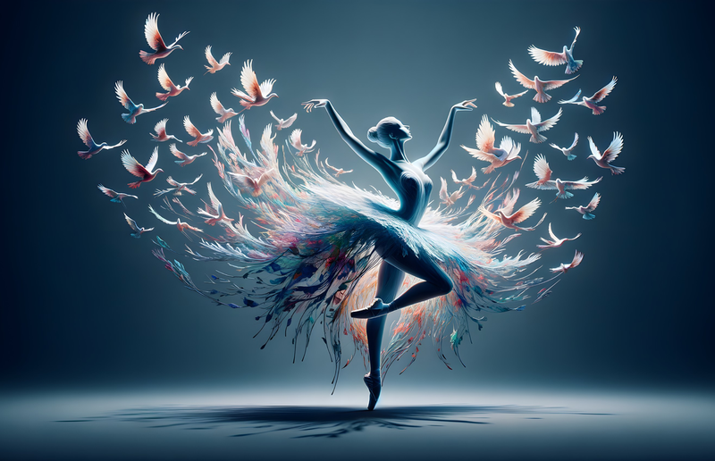 Canvas Wall Art Decor - Flight Ballet Artwork