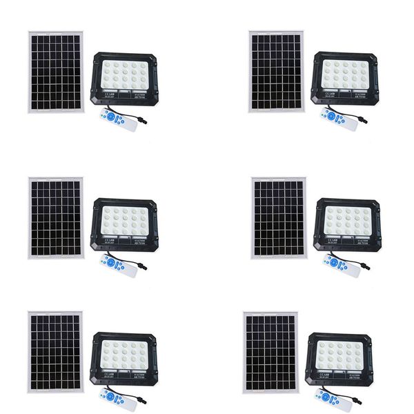 6 Set Of 100W Solar Powered Light AB-T5100