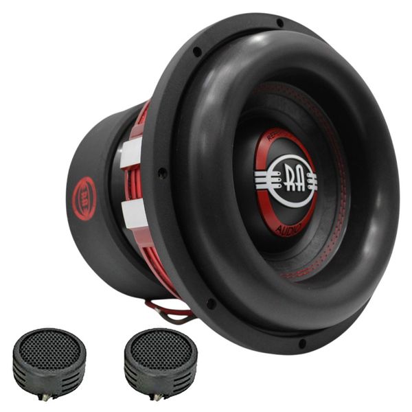 Reference Audio RA-HYDRA 12.4 12" 3000w D4 4ohm Subwoofer &amp; Evo Tweeters