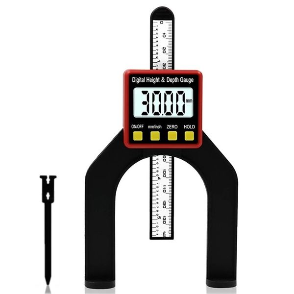 Digital Depth Gauge LCD Height Gauges Calipers With Magnetic Feet