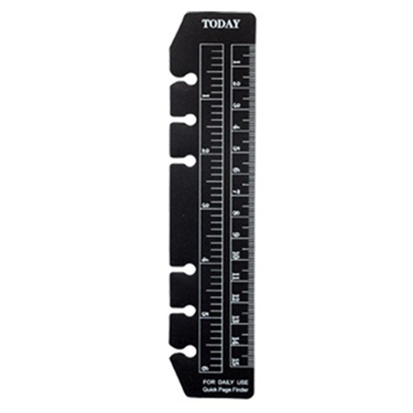 A6 Loose-leaf Notebook Ruler, Bendable Multipurpose Scale Tool for House