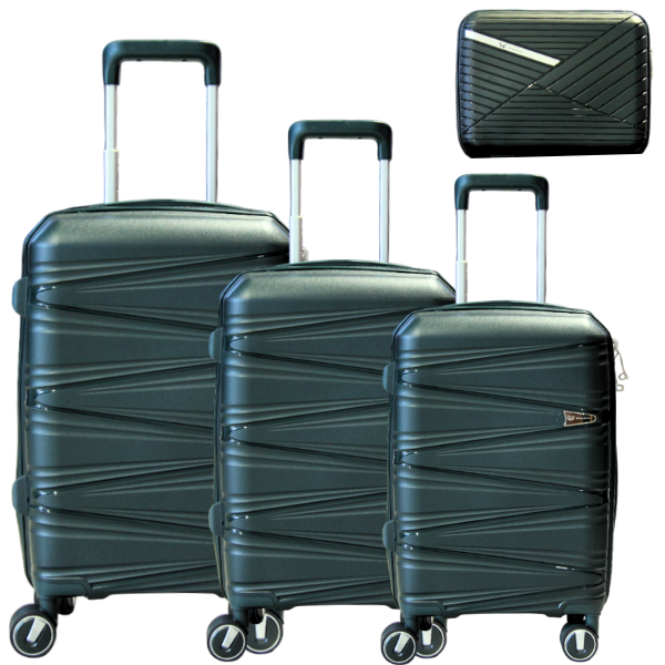 Mooistar Travel Luggage Bag Set 4 Pieces Green image