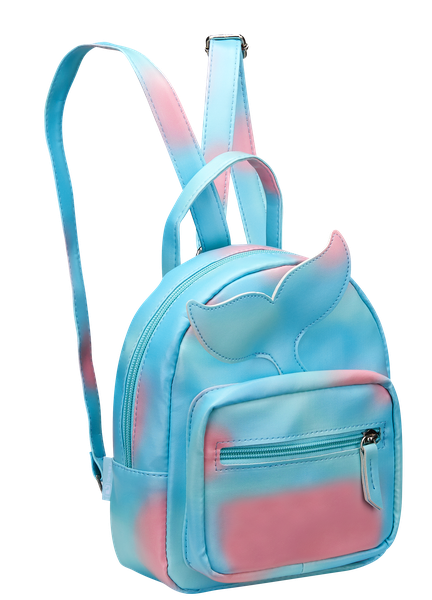Quest Mini Mermaid Tail Backpack - Pink/Aqua, Stylish/Durable Kids Backpack
