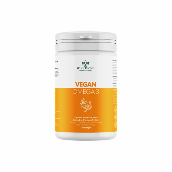 Wholesome Superfoods - Vegan Omega 3 ( EPA &amp; DHA )