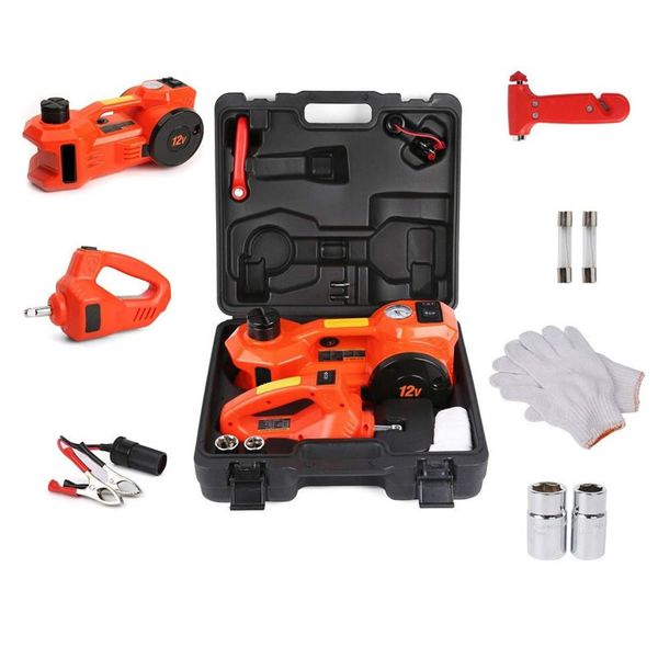 4 in 1 Electric Jack Air Pump with Electric Wrench