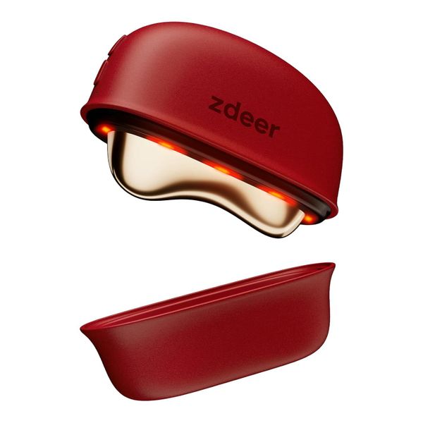 LED Light Therapy Face and Neck Massager with Heat