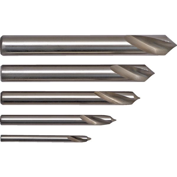 4 to 12.00mm 90 Degree Spotting Drill Set 5 Piece