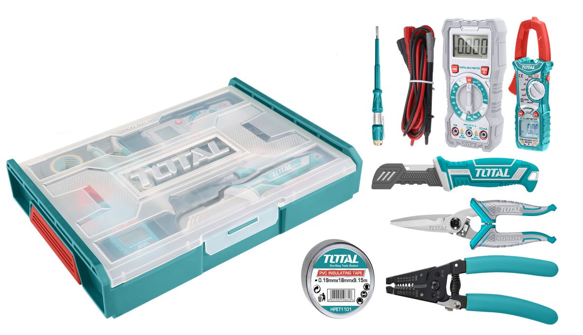 Total Tools 8 Piece Electrical Telecom Tool Set Stackable Box Buy Online In South Africa Takealot Com