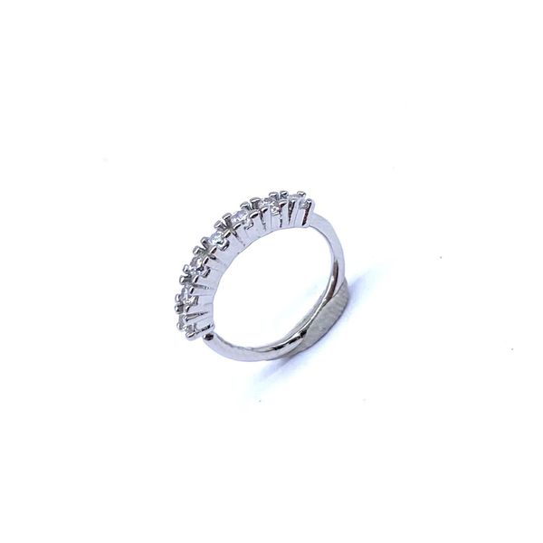 Fabulae 10mm Continuous Rings With Outward Facing Jewels, Katie