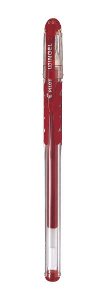 Pilot Wingel 0.5mm Fine Nib Gel Pen - Box of 12 - Red