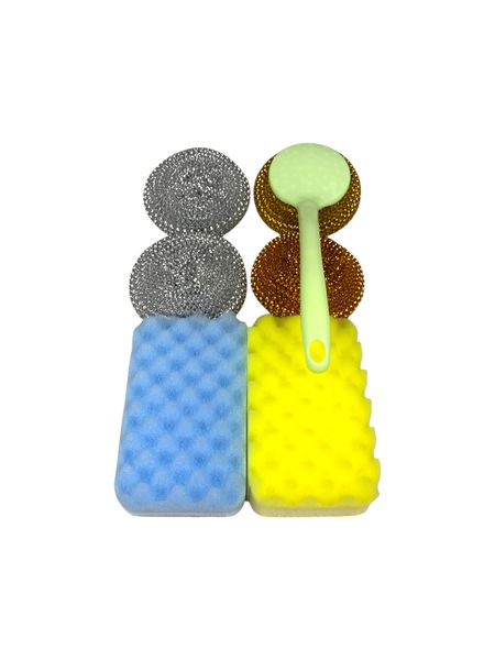 Kitchen Cleaning Sponges &amp; Steel Wool Combo Pack