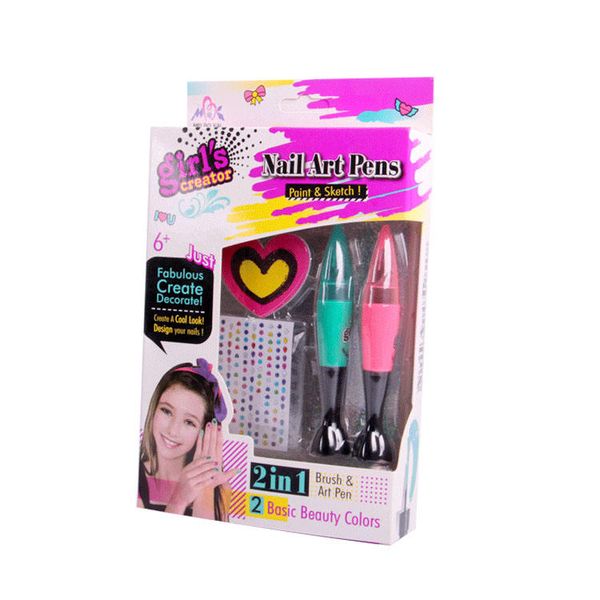 Girls Creator Make-up Gift Set Polish Brush &amp; Art Pen