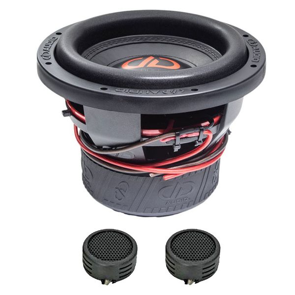 Digital Design DD-610F D4 3000w Dual 4ohm Subwoofer &amp; Evo Tweeters