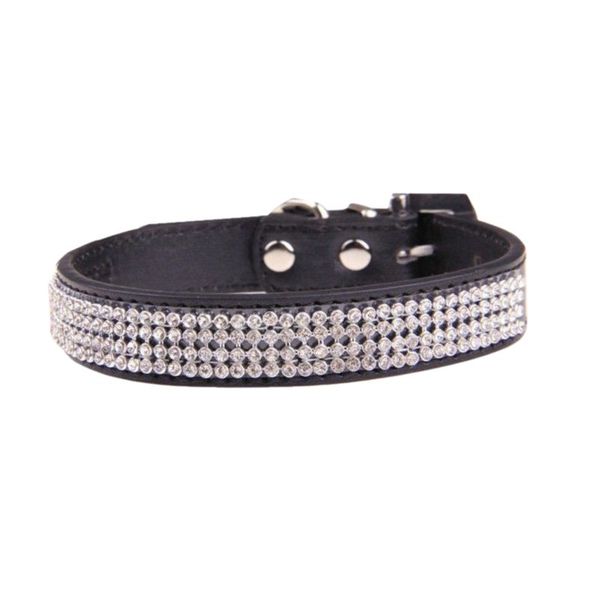 Dog Collar - Diamante Design - Medium