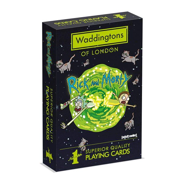 Waddingtons Rick and Morty Playing Cards