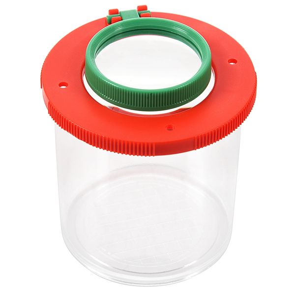 4X Two Lens Insect Viewer Locket Box Magnifier Bug Magnifying Loupe Kid Toy