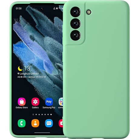 Green Silicone case for Samsung Galaxy S21 S21+ S21 Ultra
