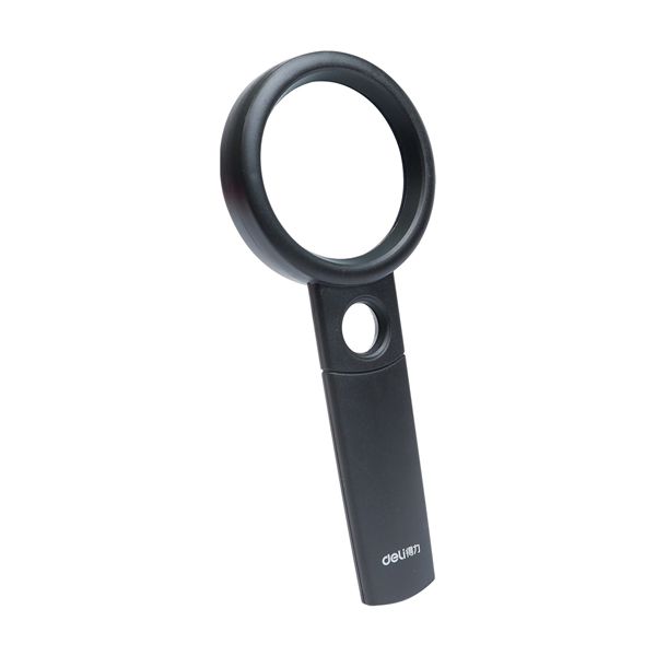Deli 3 Times Magnifier Plastic Handle Magnifying Glass