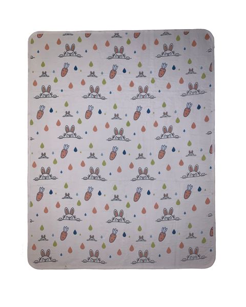 Olive Tree - Waterproof Nappy Changing Pad / Baby Mattress Liner - Rabbit