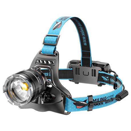Smiling Shark 6000 LMS LED Headlamp Torch Usb Rechargeable Headlight-K225B Image