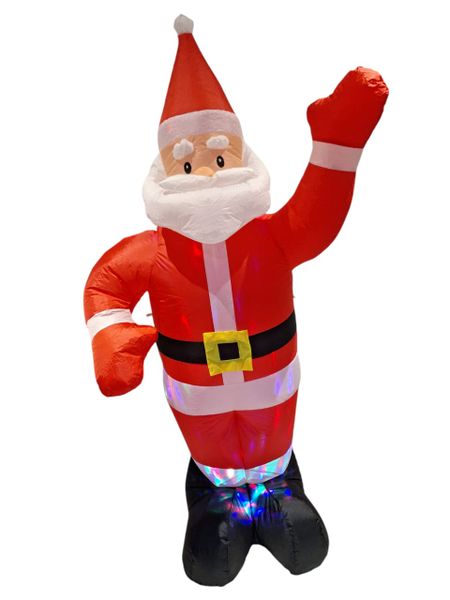 Father Christmas Inflatable with Lights