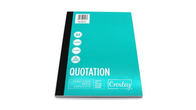 Croxley 50 Quotation Carbonless Book - JD40Q