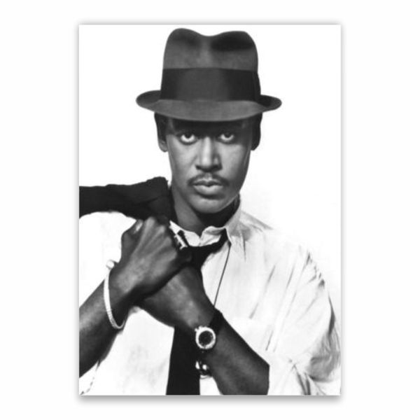 Luther Van Dross Black And White Poster - A1