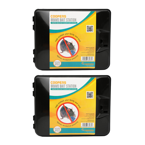 Coopers Bravo Rodent Bait Station - 2 Pack