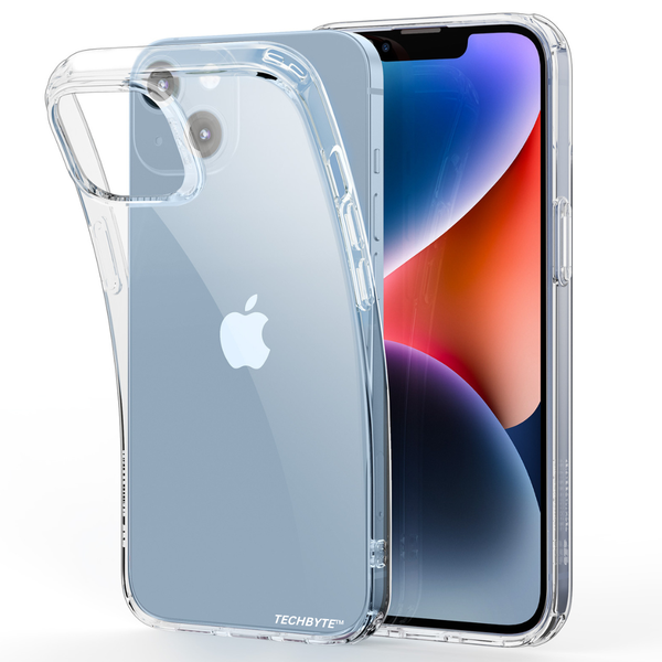 TechByte Shockproof Transparent Case for iPhone 14 Pro Max - Gel Case