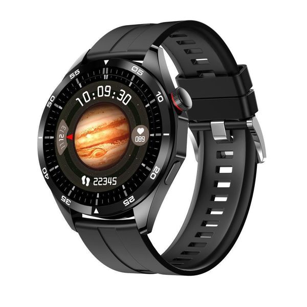 AI Smart Watch Face with Multiple Sports Modes - Black