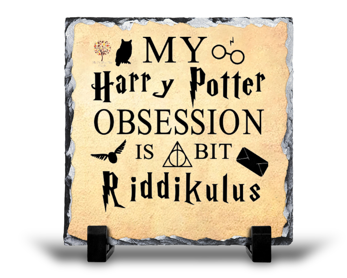 Harry Potter Obsession Gift Rock Slate Shop Today. Get it Tomorrow