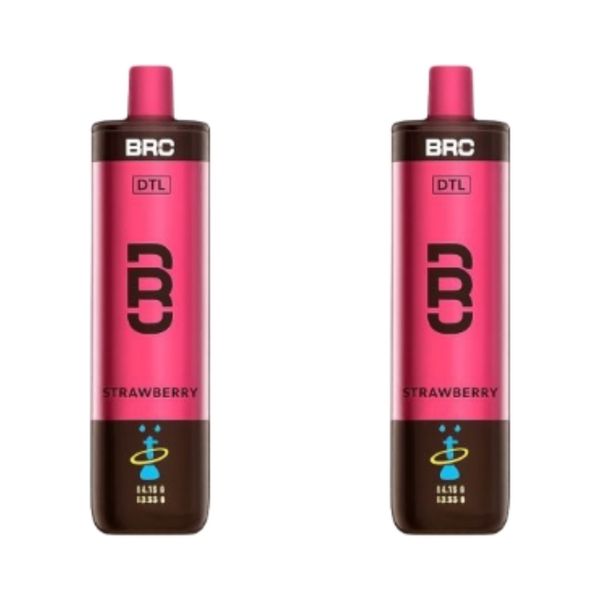 Bro Vapes Hookah 40000 Puffs DTL - Strawberry (Pack of 5)
