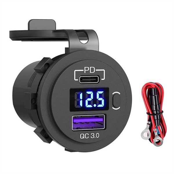 Car Charger Socket 12V 24V 3 0 Usb Suv Car Charger Waterproof 36W