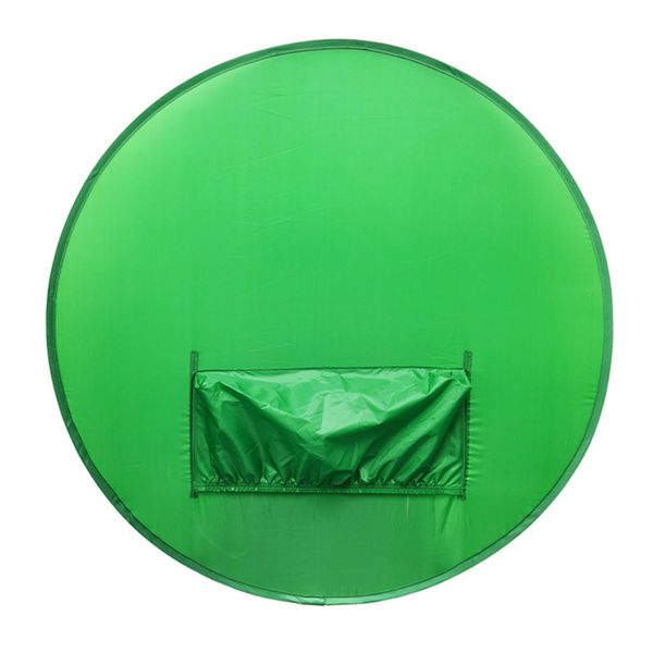 142cm Round Green Screen Backdrop Compatible with Video Conference