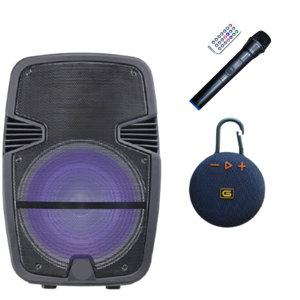 Party Box 12 inch Loudspeaker With Bluetooth Clip Speaker