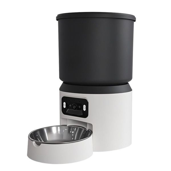4L Pet Smart Feeder with WiFi, Fully Automatic, 5G Wide-Angle Camera, Timed