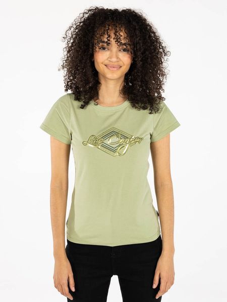 Lee Cooper Women's SS T-Shirt:Camilla Sage