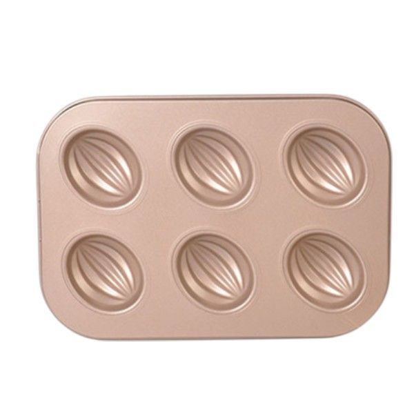 Olive Shape Carbon Steel Baking Mold - Rose Gold