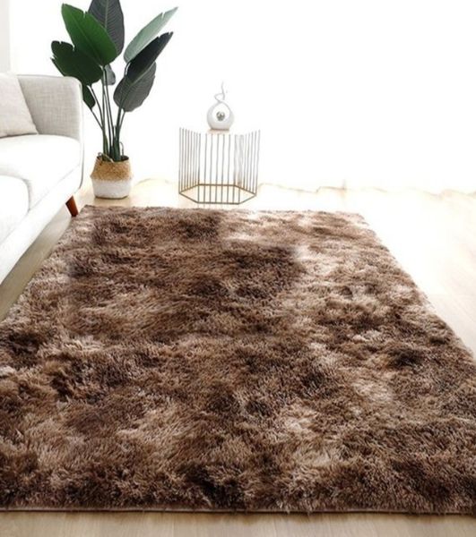 Large Premium Fluffy Carpet/Rug - Beige Mix