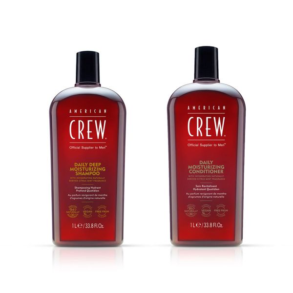 American Crew Daily Deep Moisturising Shampoo and Moisturising conditioner