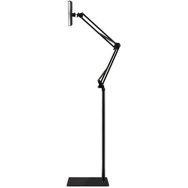Adjustable Universal Floor Stand - 360 Rotating Tablet &amp; Cellphone Holder