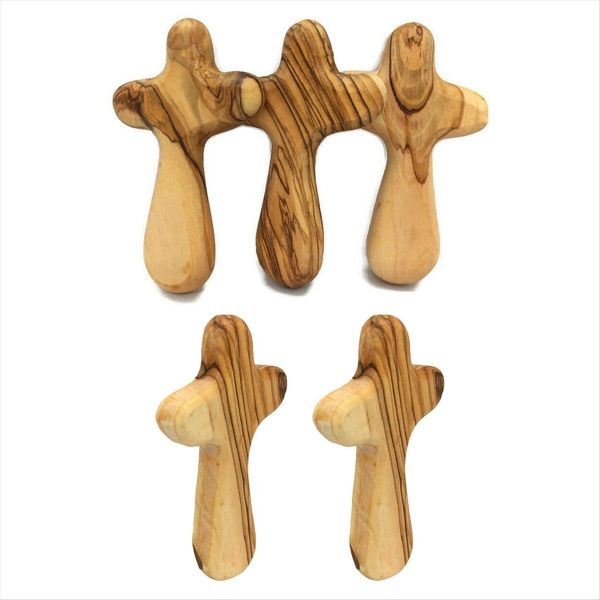 Wooden Crosses Charms Hand Held Crosses Holding Crosses Prayer S