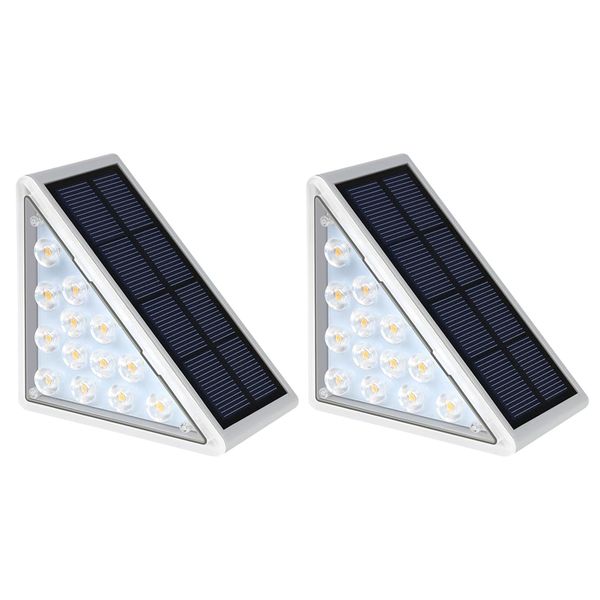 LED Solar Step Lights Waterproof Outdoor Stair Lights