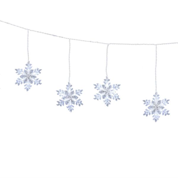 Snowflake String Christmas Lights