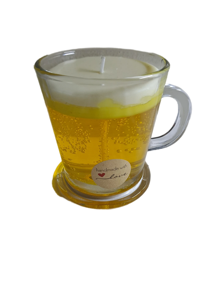 Hand Made in South Africa Beer Mug Vanilla Scented Candle