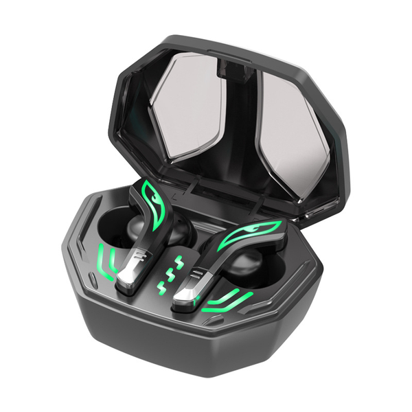 Wolf Eyed Gaming Wireless Bluetooth V5.2 Earphones / Earbuds + Charge Case