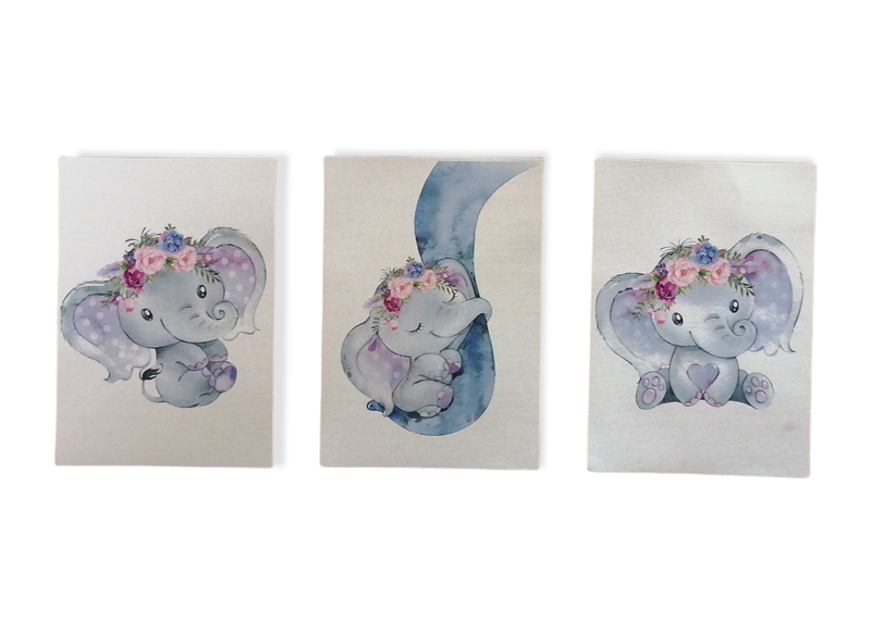 Little Leila - Elephant Nursery Prints - Baby Room