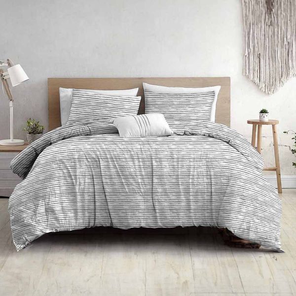 Bristol Olivia Grey Duvet Cover Set