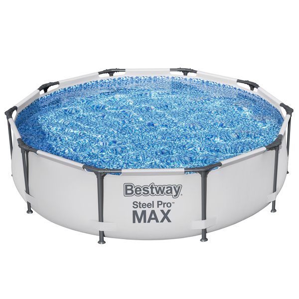 Bestway 3.05m x 76cm Steel Pro MAX Pool-Grey (no pump &amp; filter)